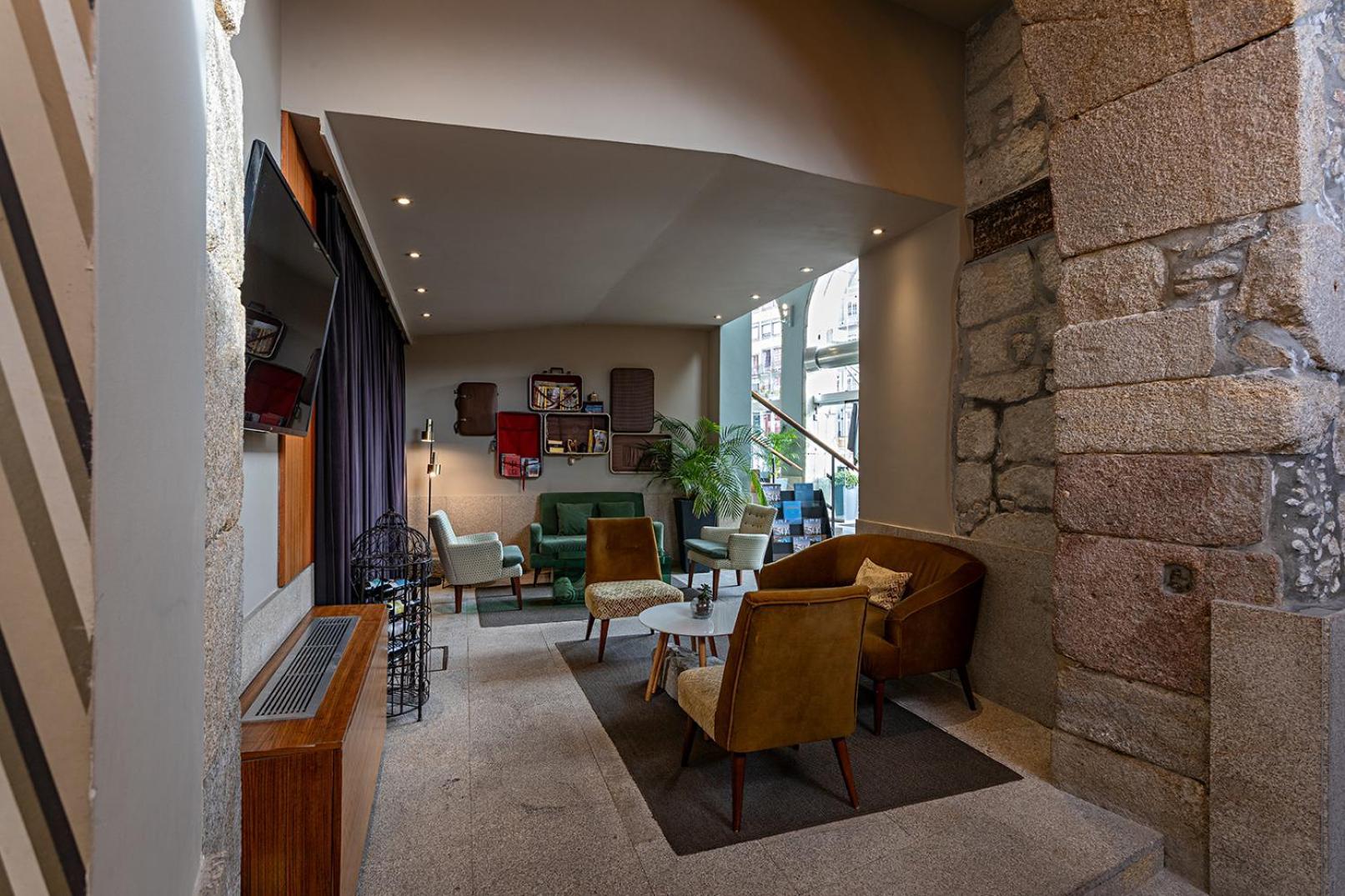 Pestana Vintage Porto Hotel & World Heritage Site Exterior foto The lobby of the hotel